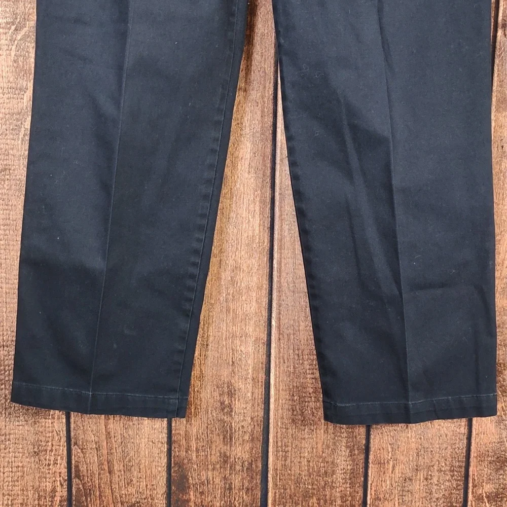 34x31 Vtg Flex Comfort Double Pleat Classic Fit Mens Blue Chino